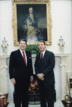 Walter L. Cutler, amb to Saudi Arabia and Ronald Reagan.jpg