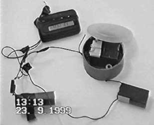 The bomb detonator discovered at Ryazan