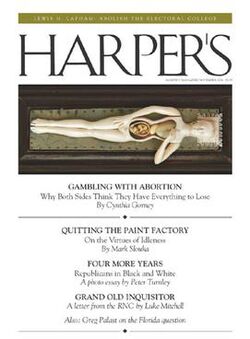 November 2004 Cover of Harper's Magazine.jpg