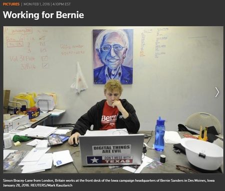 Simon Bracey-Lane working for Bernie Sanders.jpg