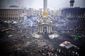 The burnt out Euromaidan in Kiev.jpg