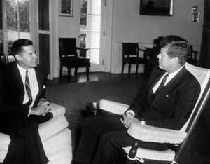 Edmund A. Gullion with John F. Kennedy.jpg