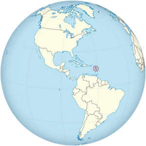 Dominica on the globe (Americas centered).svg