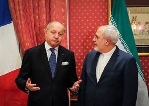 FM Javad Zarif meeting French foreign minister Laurent Fabius in Lausanne 04.jpg