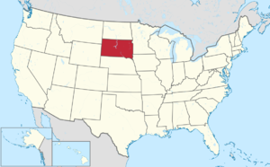 South Dakota in United States.svg
