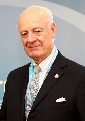 Staffan de Mistura - Supporting Syria Conference (24712904542) - 2016 (cropped).jpg