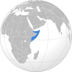 Somalia (orthographic projection)-Blue version.svg